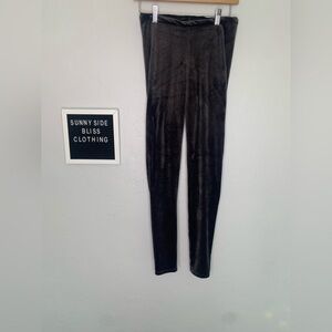 Felina Chocolate Brown Fuzzy Soft Straight Leg Lounge Leggings Size Medium